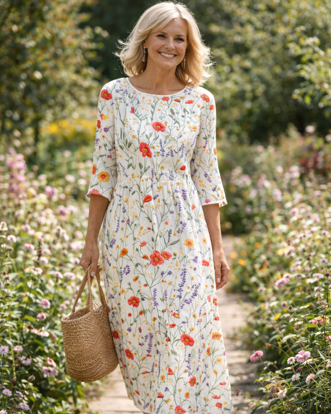 Nicole | Elegant Floral Dress