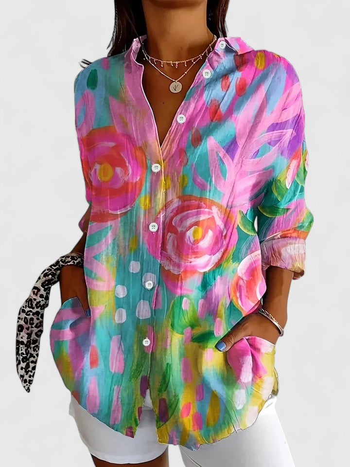 Button-Up Blouse