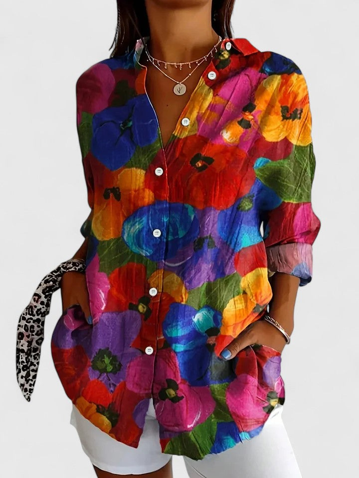 Button-Up Blouse