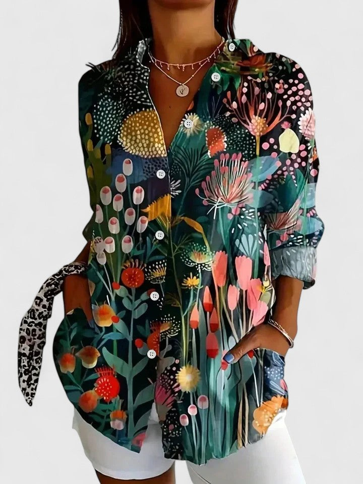 Button-Up Blouse