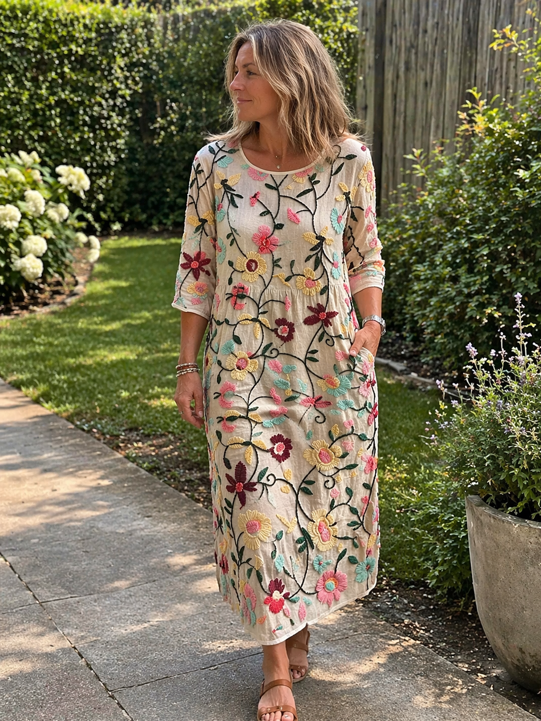 Erica | Elegant Floral Dress