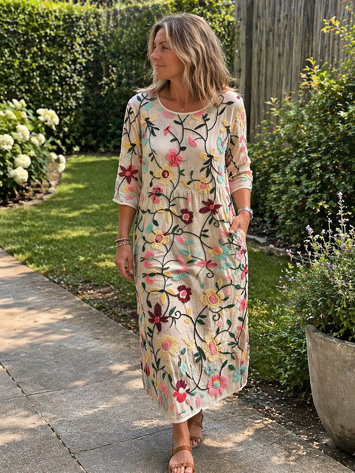 Erica | Elegant Floral Dress